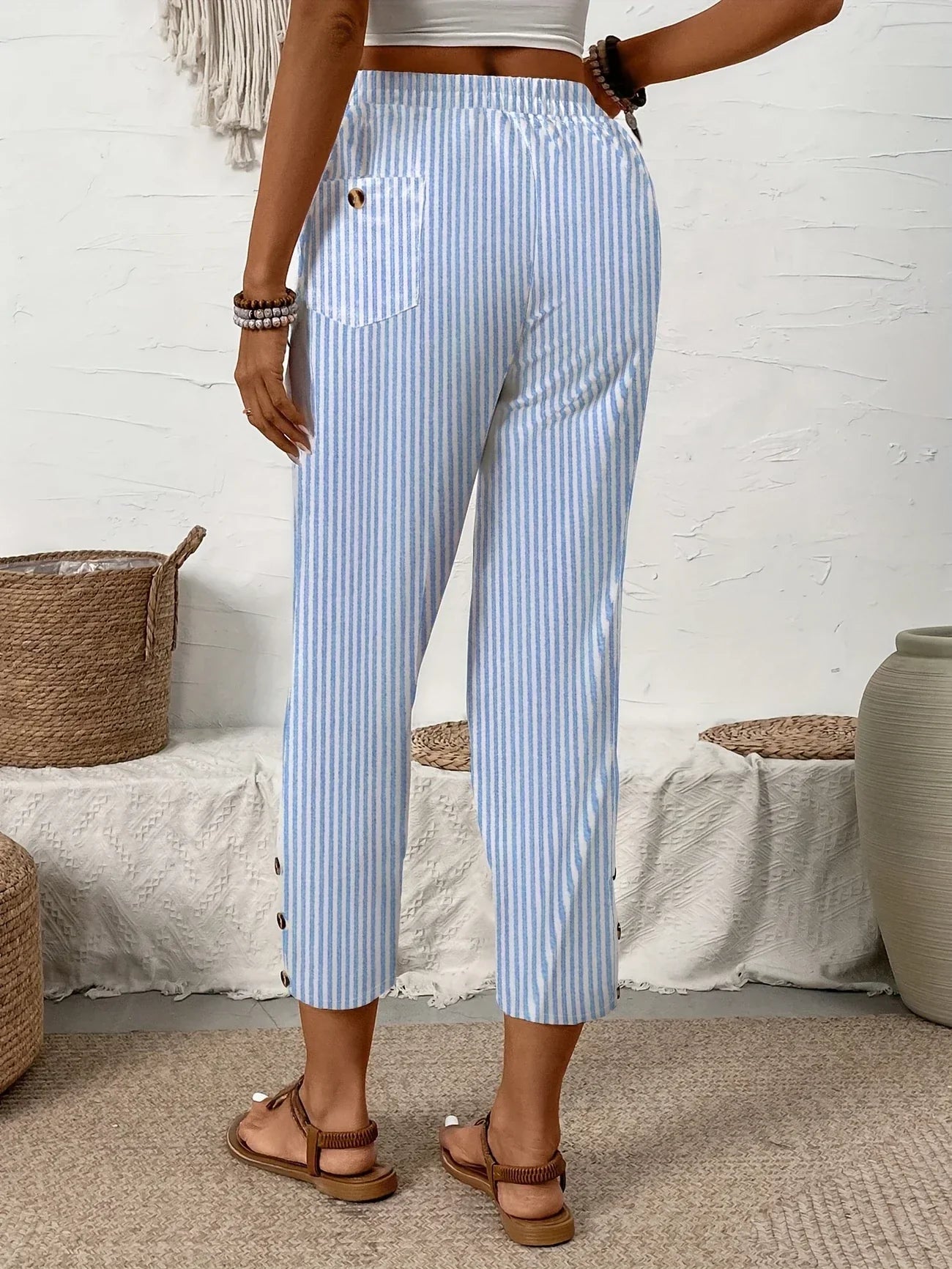 Daphne - Pantalón veraniego a rayas
