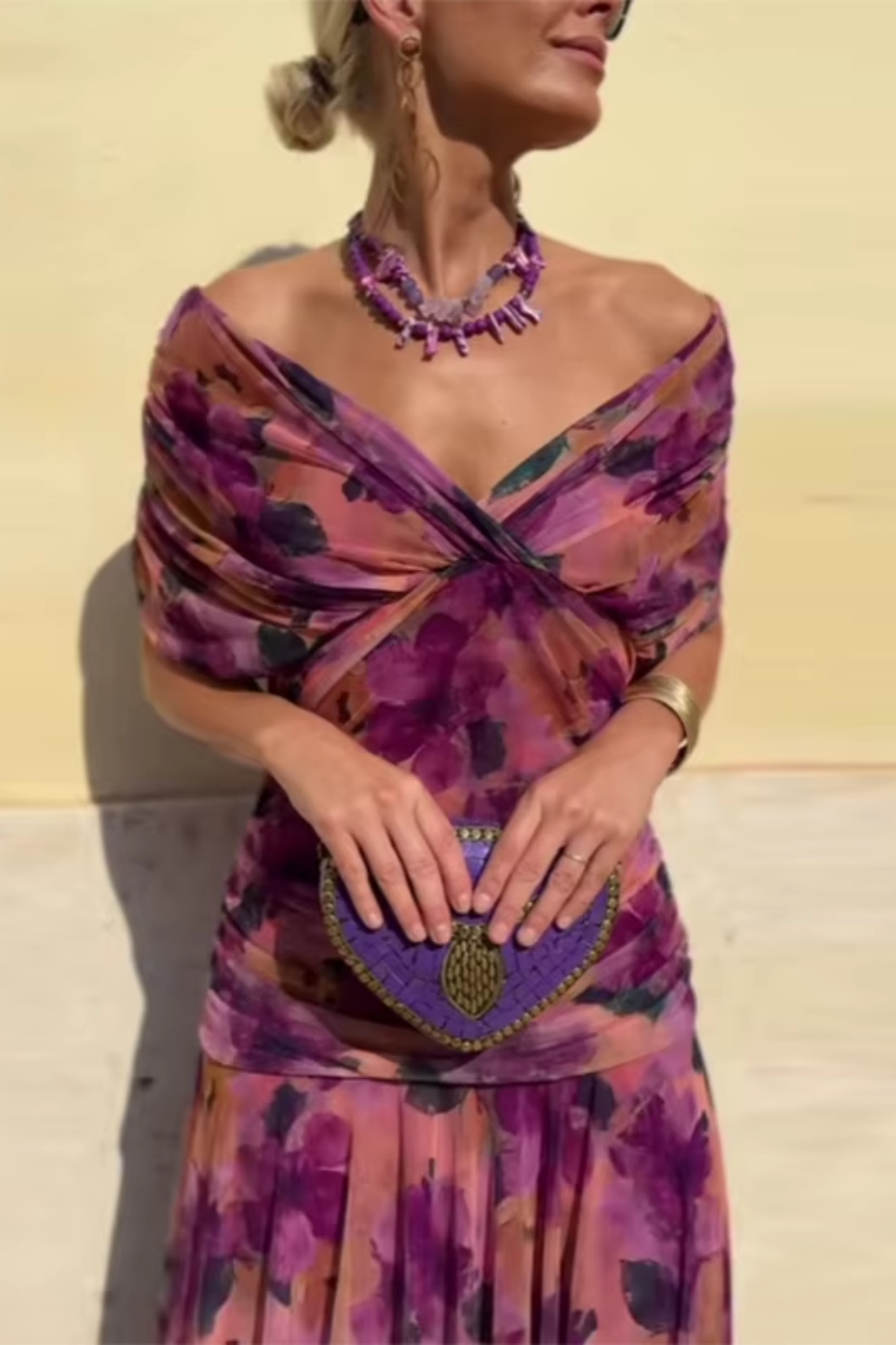 Valerie - Vestido Maxi de Fiesta Elegante con Escote en V