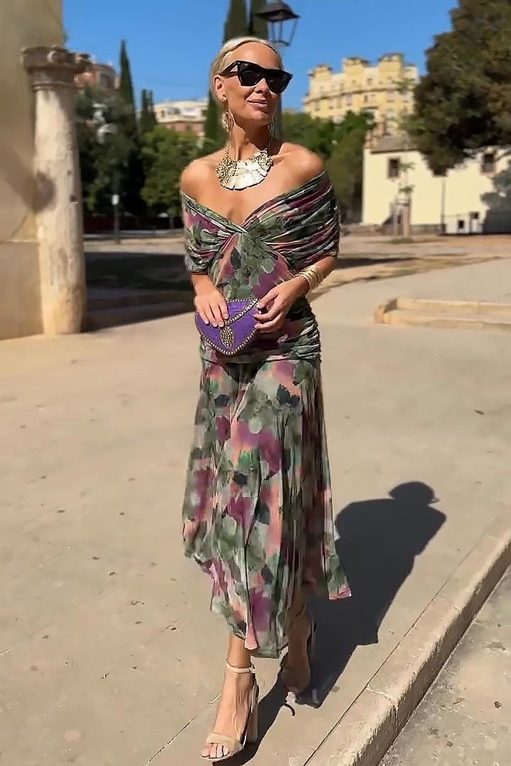 Valerie - Vestido Maxi de Fiesta Elegante con Escote en V