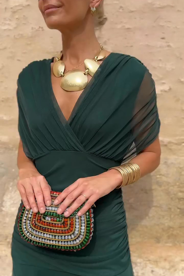 Valerie - Vestido Maxi de Fiesta Elegante con Escote en V