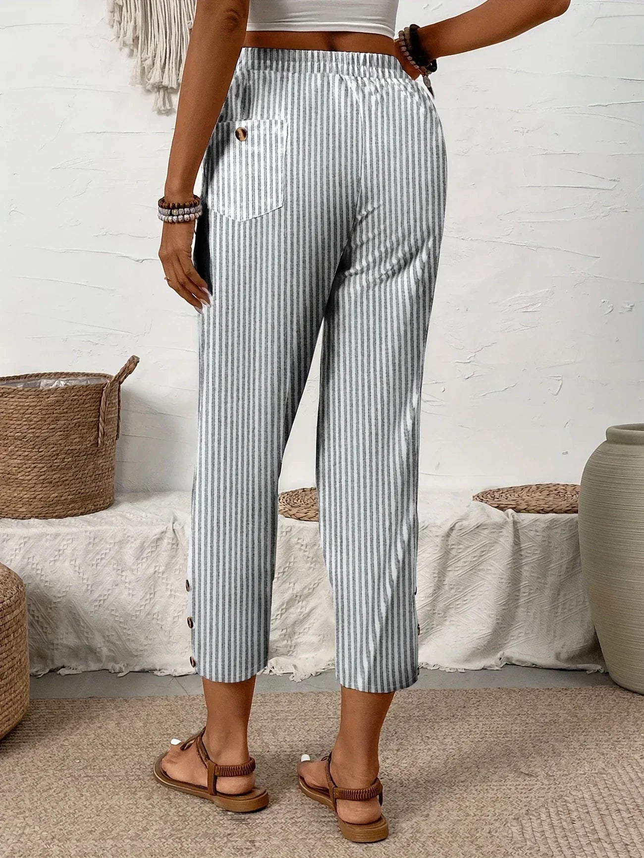 Daphne - Pantalón veraniego a rayas