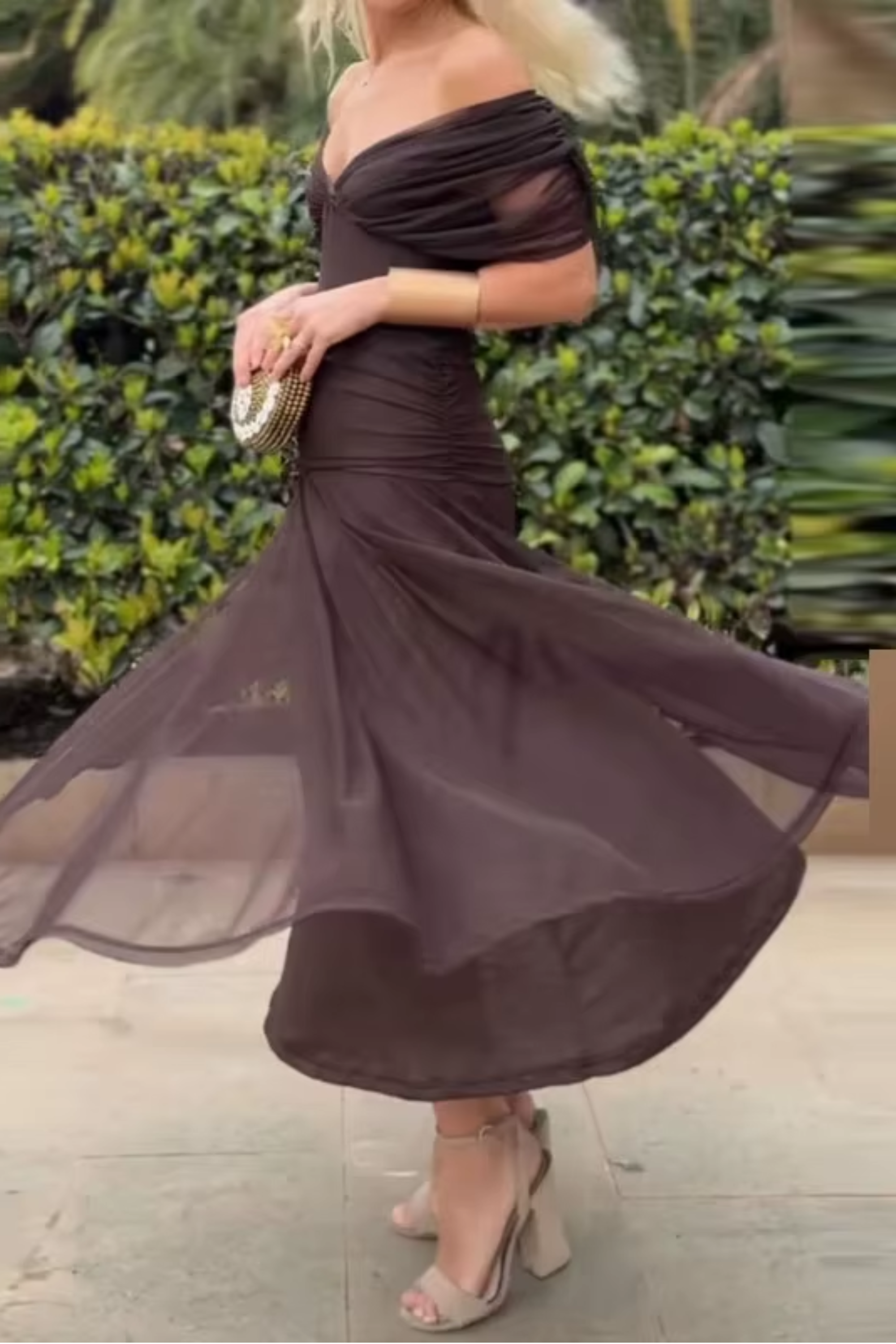Valerie - Vestido Maxi de Fiesta Elegante con Escote en V