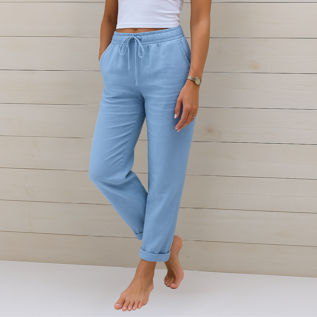 Eva - Pantalón de lino ligero