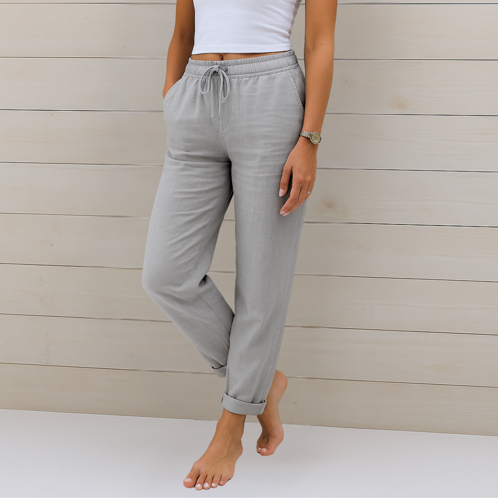 Eva - Pantalón de lino ligero