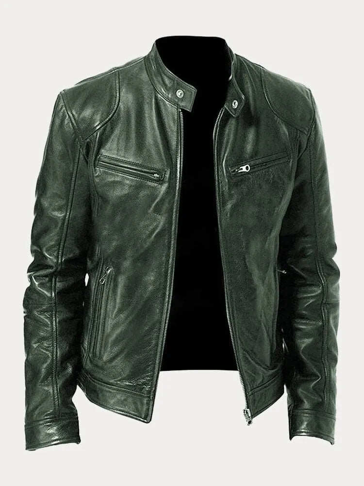 Armando - Chaqueta de cuero Racer