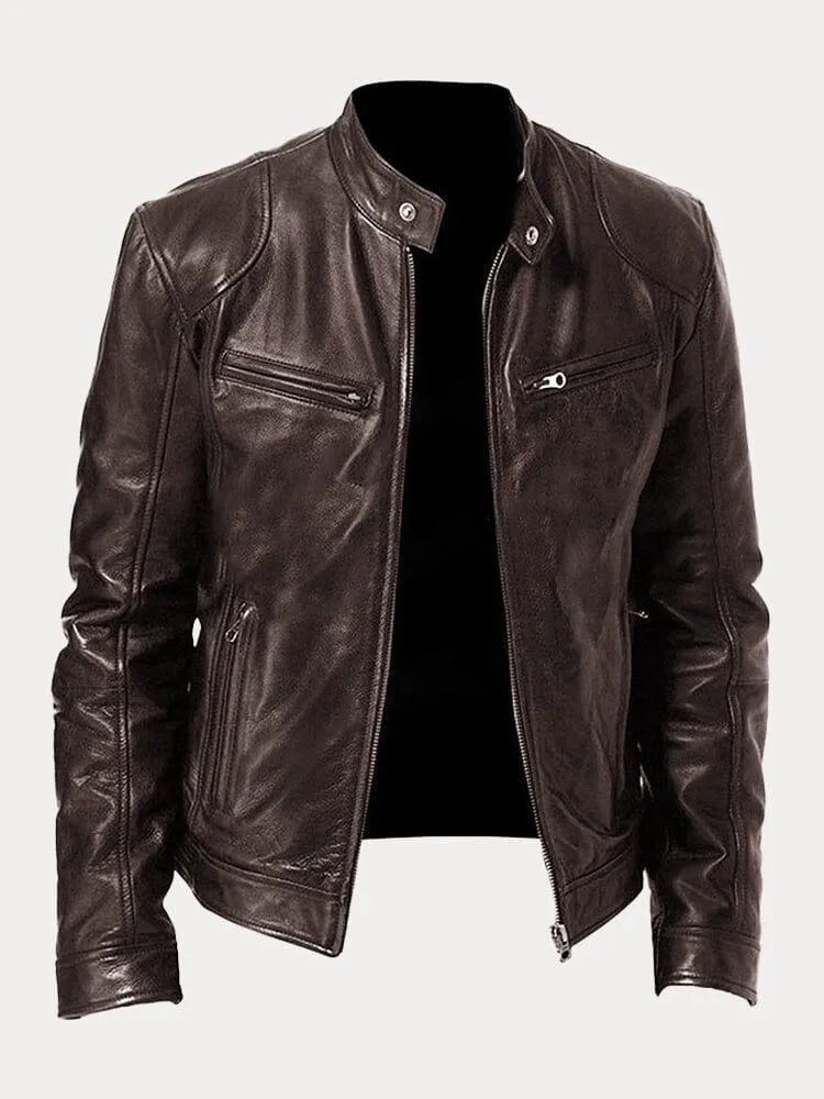 Armando - Chaqueta de cuero Racer