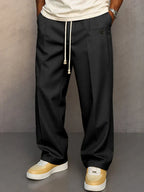 Pantalones rectos elegantes para hombre