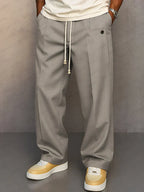 Pantalones rectos elegantes para hombre